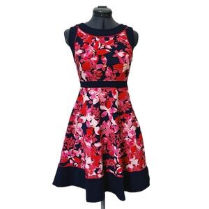 Lands’ End Ponte Fit Flare Dress